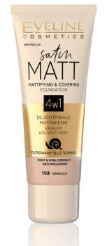 Satin MATT mattierendes Make-up 4 in 1 – Vanilla, 30 ml